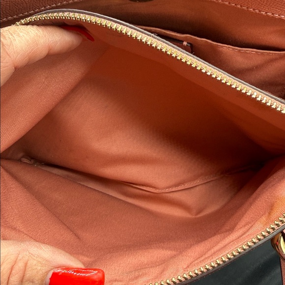 Coach  preloved Pink and Tan Floral Shoulder Bag/ crossbody good condition - Picture 13 of 16